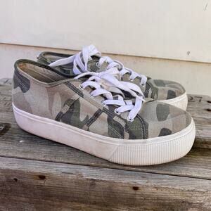 Steve Madden Emmi Sneakers platform green camo